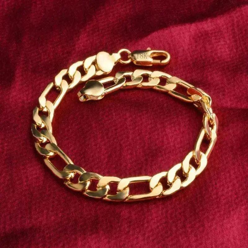 Trend Necklace Silver Painted 18k gold 8MM - EX-STOCK Canada