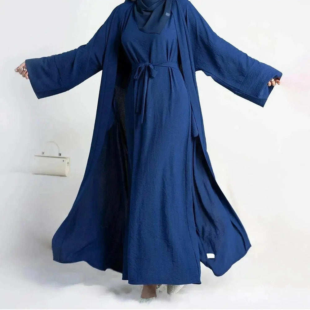 Traje de dos piezas de color sólido Turquía Dubái - EX-STOCK Canada