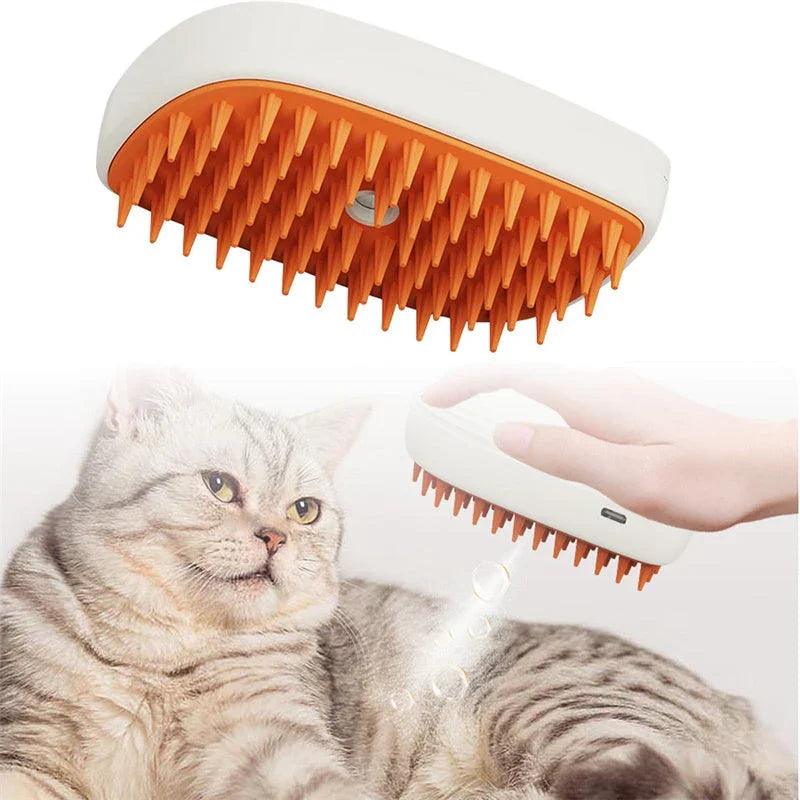 USB Rechargeable Pets Steam Brush Spray Massage Comb Pet Grooming Tools Cat Steam Comb Pet Products EX-STOCK Canada