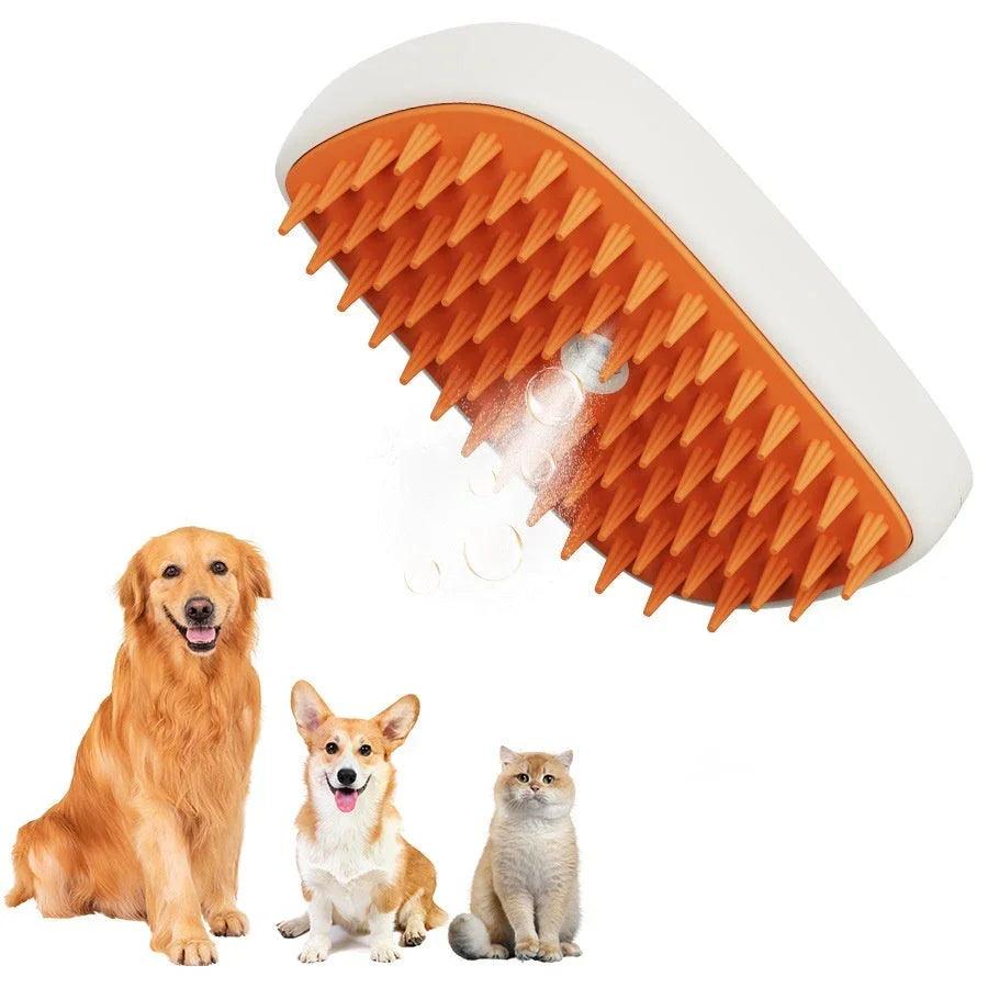 USB Rechargeable Pets Steam Brush Spray Massage Comb Pet Grooming Tools Cat Steam Comb Pet Products EX-STOCK Canada