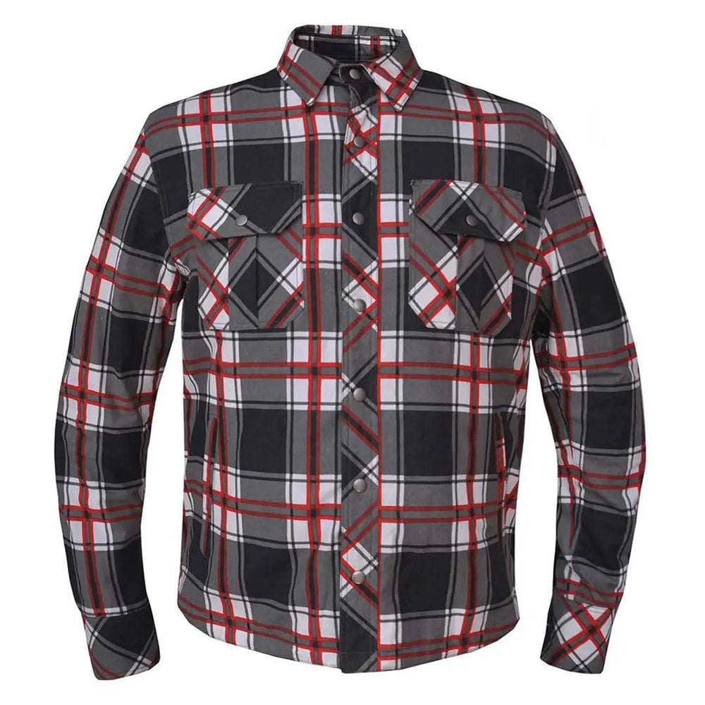 Camicia Corazzata da Equitazione Rossa e Bianca da Uomo Unik InternationalEX-STOCK Canada