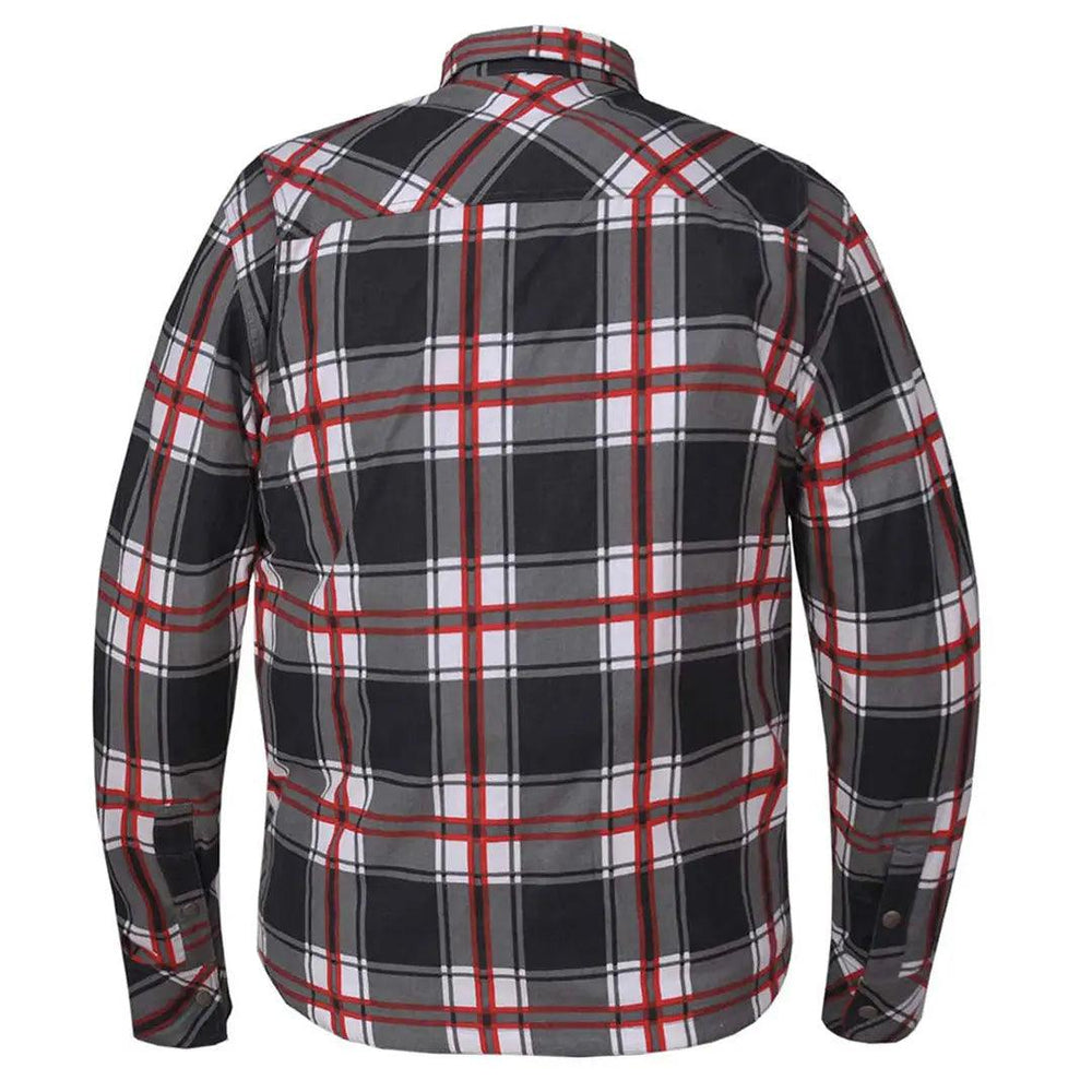 Camicia Corazzata da Equitazione Rossa e Bianca da Uomo Unik InternationalEX-STOCK Canada