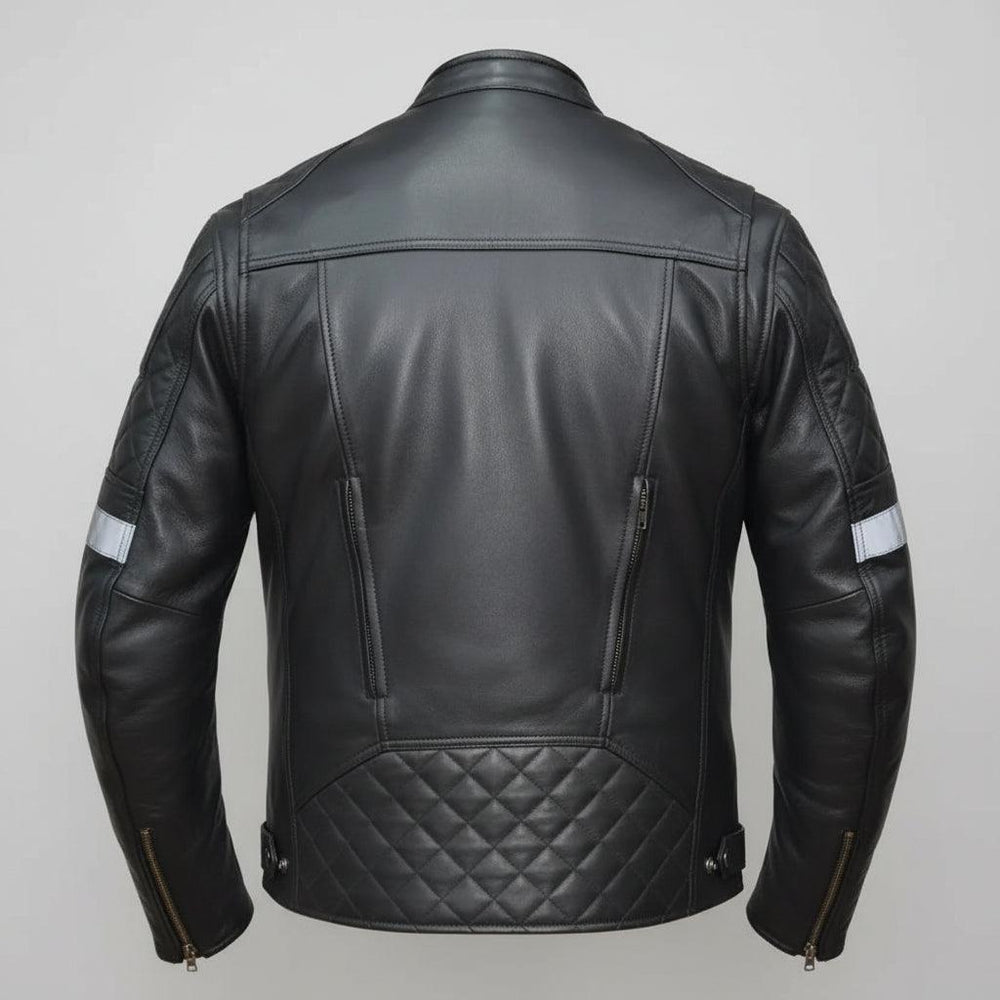 Veste Moto Homme à Rayures Réfléchissantes Unik International