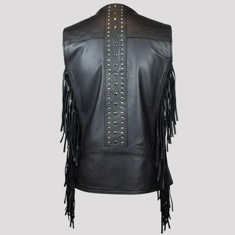 Chaleco con Flecos y Tachuelas para Mujer de Unik International