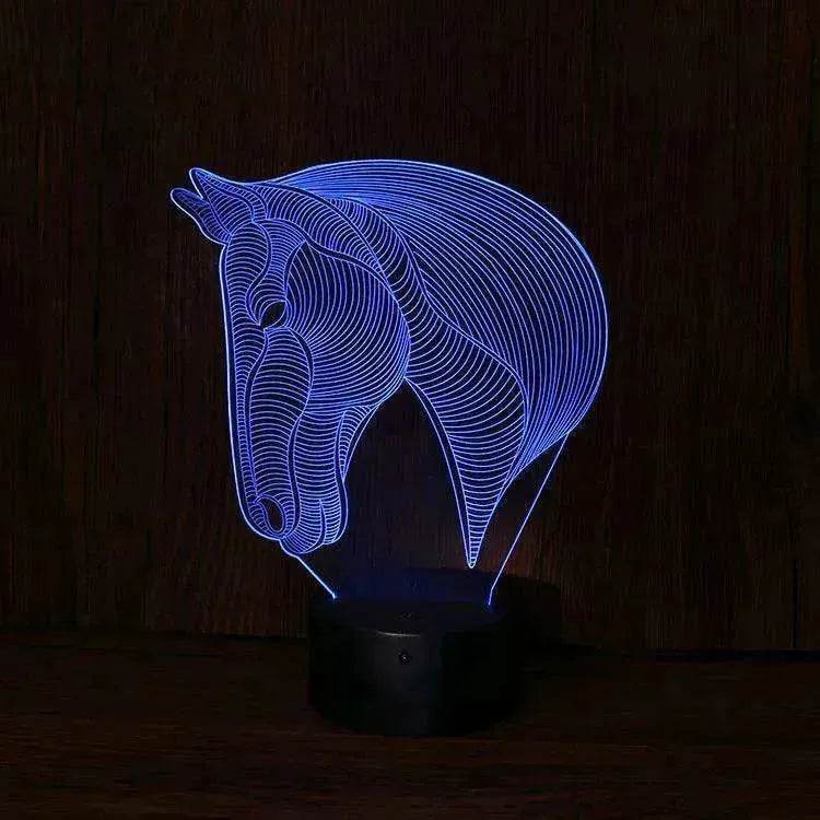 Unique Design of Horse's head LED night lights - EX-STOCK Canada