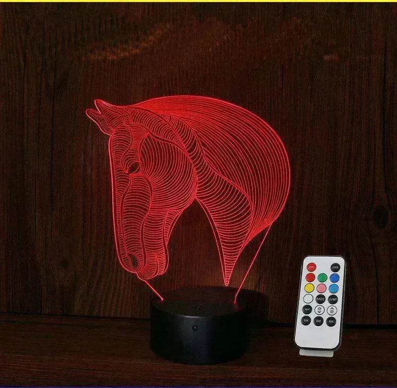 Unique Design of Horse's head LED night lights - EX-STOCK Canada