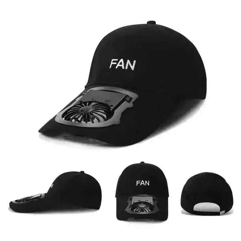 Unisex Charging Cooling Fan Protection Outdoor Sun Hat - EX-STOCK Canada
