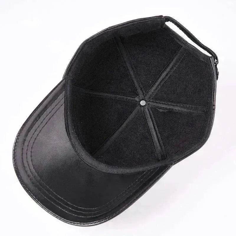 Unisex Leather Sheepskin Thickened Warm Hat - EX-STOCK Canada