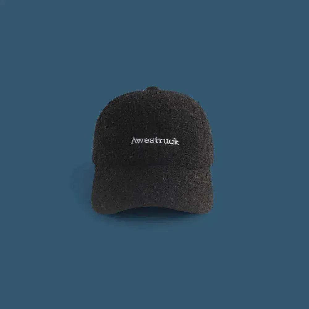 Unisex Unique Design Of Lamb Wool Alphabet Plush Hat - EX-STOCK Canada