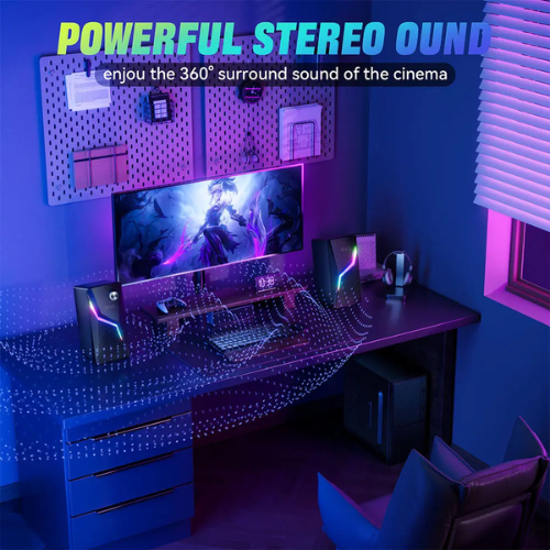 سماعات كمبيوتر LDAS لشاشة سطح المكتب، سماعات الكمبيوتر تعمل عبر USB/USB-CEX-STOCK Canada