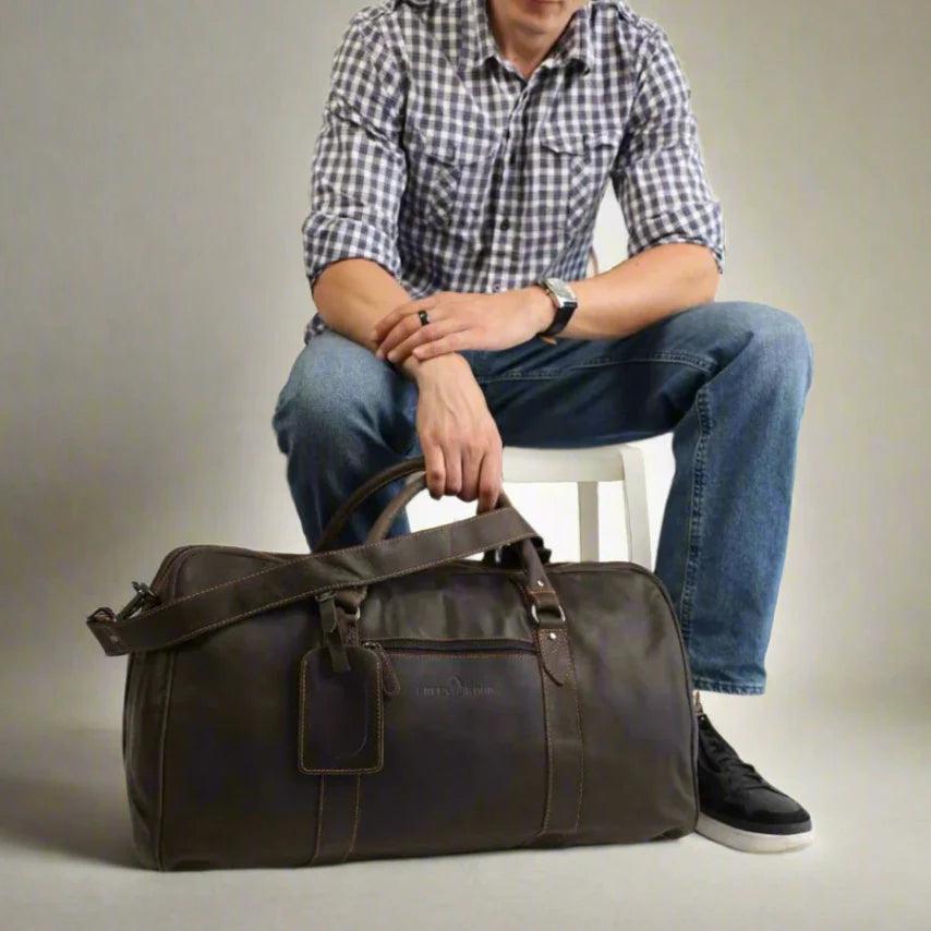 Sac de voyage week-end en cuir GreenwoodEX-STOCK Canada