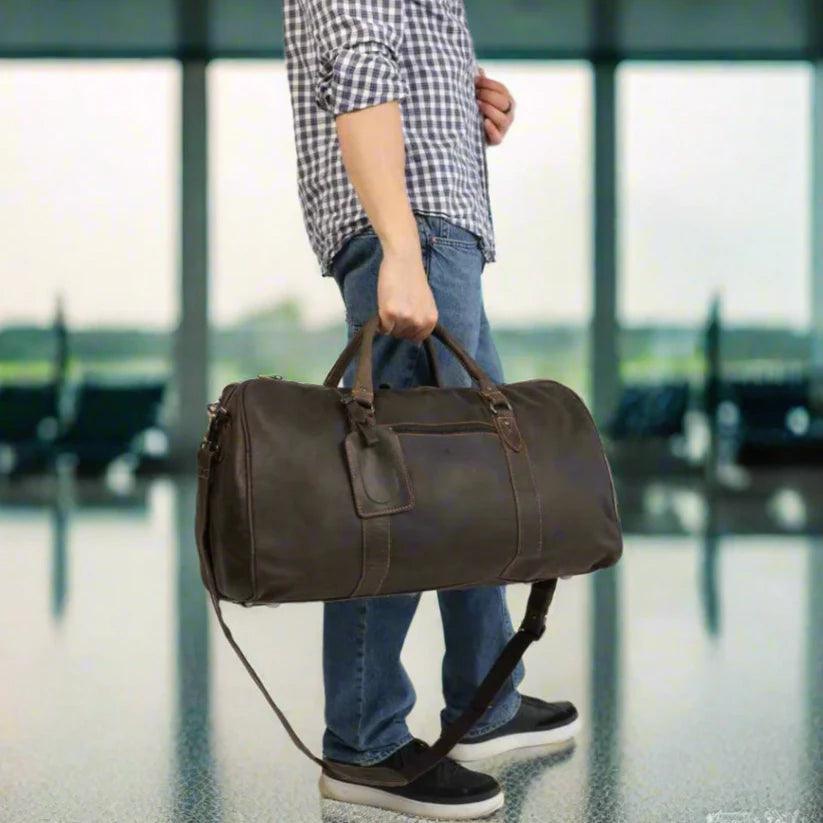 Sac de voyage week-end en cuir GreenwoodEX-STOCK Canada