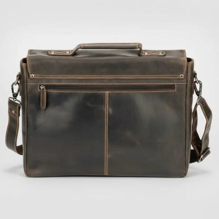 Sac pour ordinateur portable en cuir Greenwood