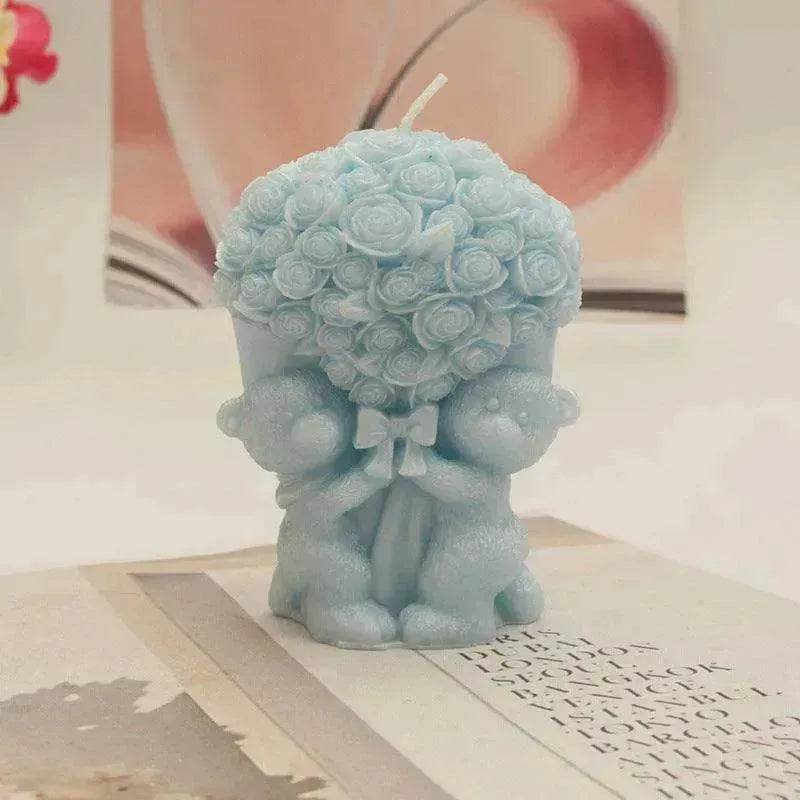 Valentine's Day Bear Shape Aromatherapy Candle - EX-STOCK Canada