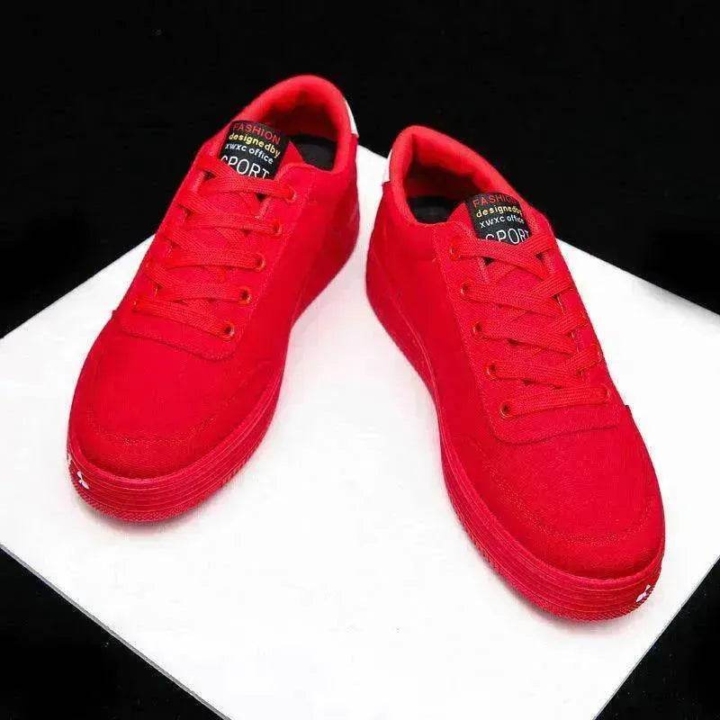 Valentine's Day Canvas Flats Lace-up Casual Shoes - EX-STOCK Canada