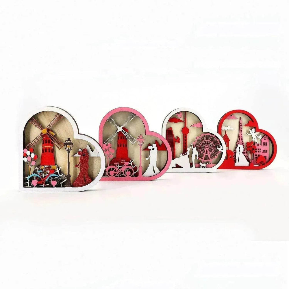Valentine's Day Ferris Wheel Shape Decoration - EX-STOCK Canada