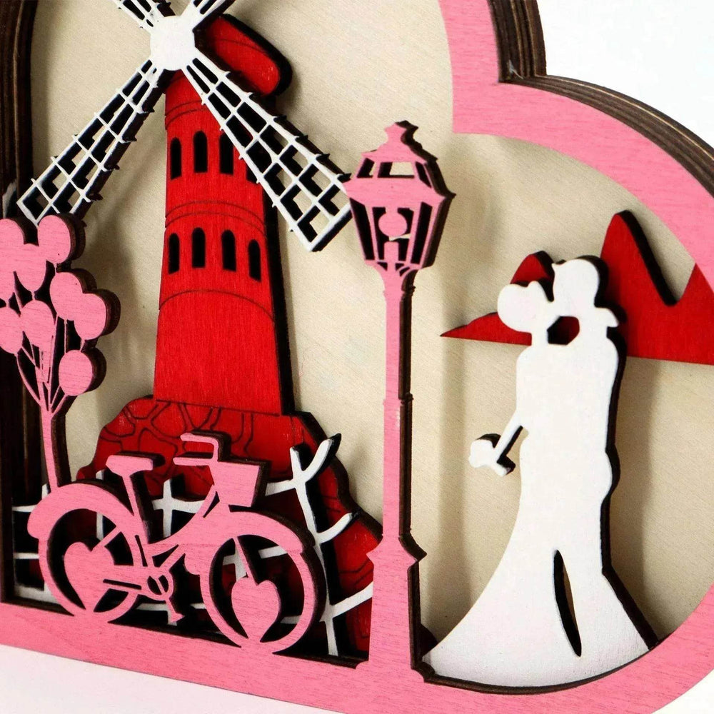 Valentine's Day Ferris Wheel Shape Decoration - EX-STOCK Canada