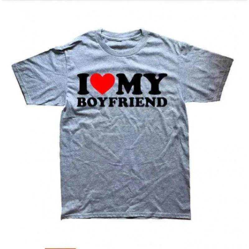 Valentine's Day I Love My Girlfriend Men's T-shirt - EX-STOCK Canada
