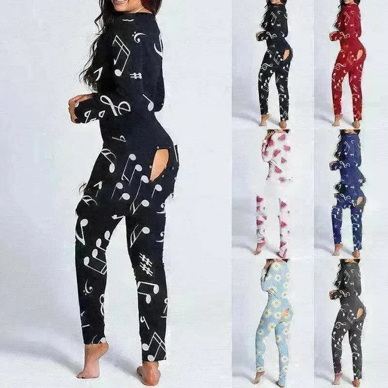 Valentine's Day Print File Slim Sexy Bodysuit - EX-STOCK CANADA