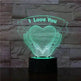 Valentines Day Gift Hands Holding Love 3D Night Light - EX-STOCK Canada