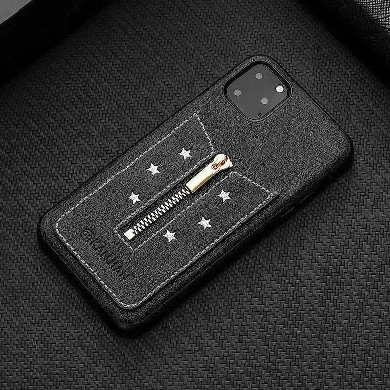 Variety of Mobile Model's Anti Fingerprint Zipper Elegant Phone Case - EX-STOCK Canada