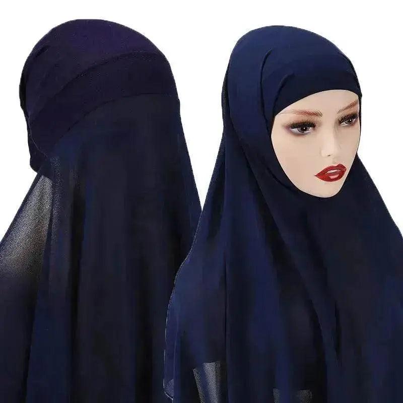 Ensemble de foulard turban en mousseline pour dames arabes voilées - EX-STOCK Canada