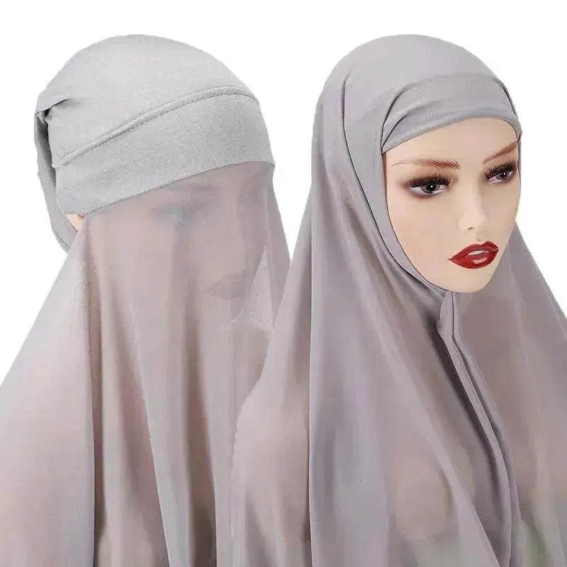 Ensemble de foulard turban en mousseline pour dames arabes voilées - EX-STOCK Canada