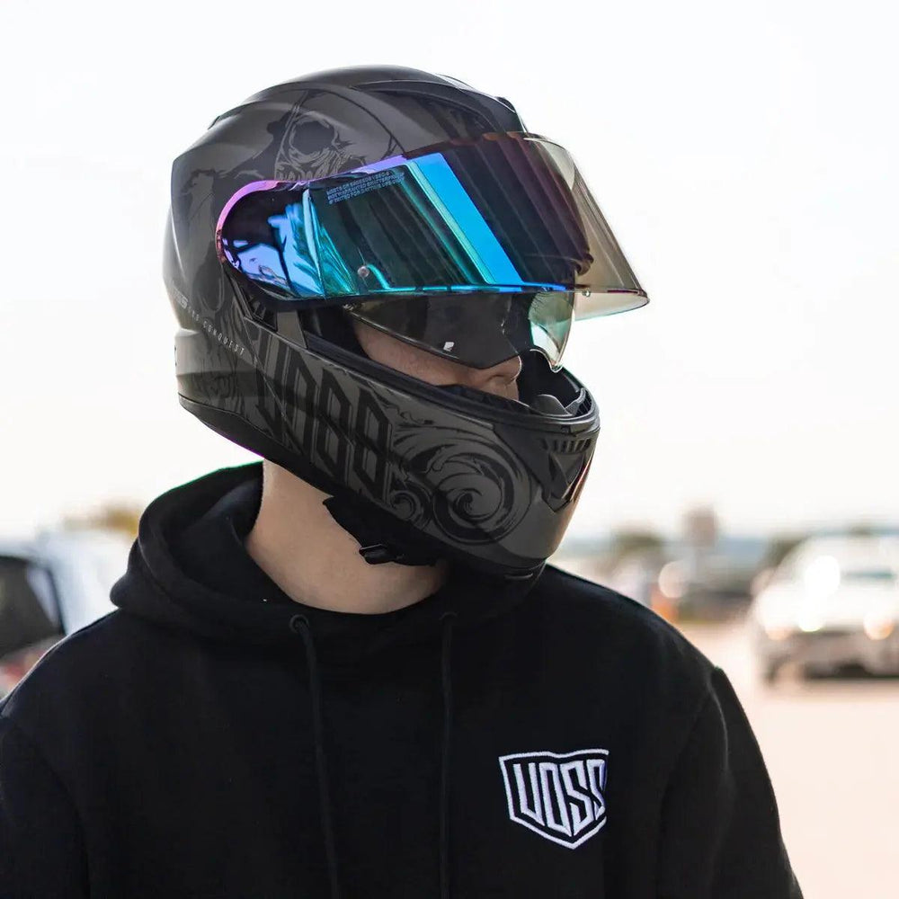 Voss 580 Matte Two Tone Apocalypse Helmet EX-STOCK Canada