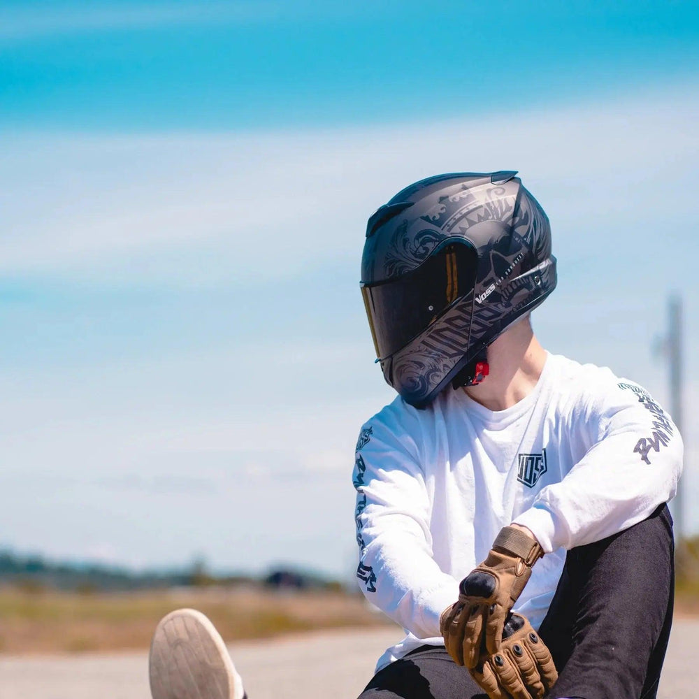 Voss 580 Matte Two Tone Apocalypse Helmet EX-STOCK Canada