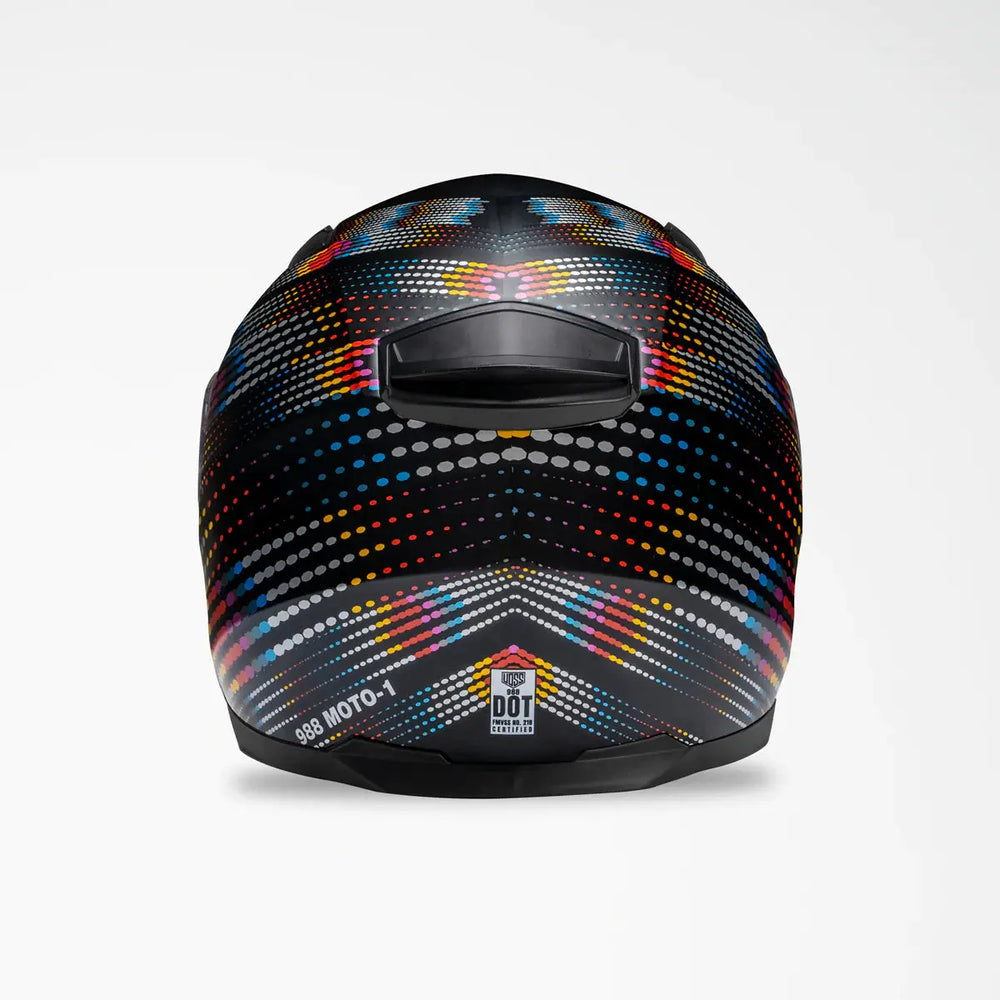 Voss 988 Moto-1 Metal Fractal Helmet EX-STOCK Canada