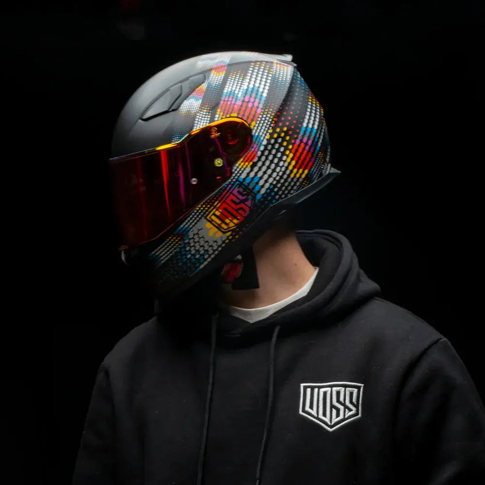 Voss 988 Moto-1 Metal Fractal Helmet EX-STOCK Canada