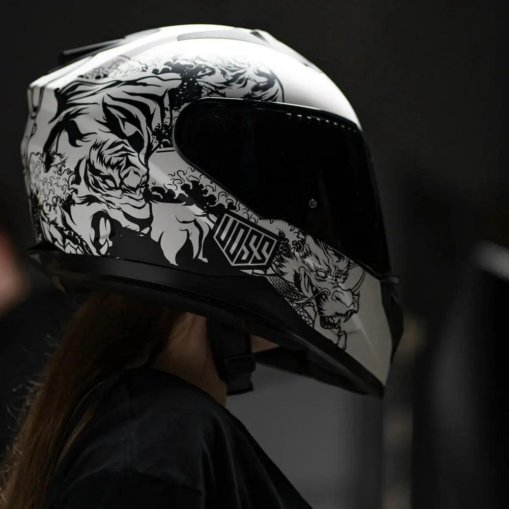 Voss 989 Moto-V Rei Motorcycle Helmet EX-STOCK Canada