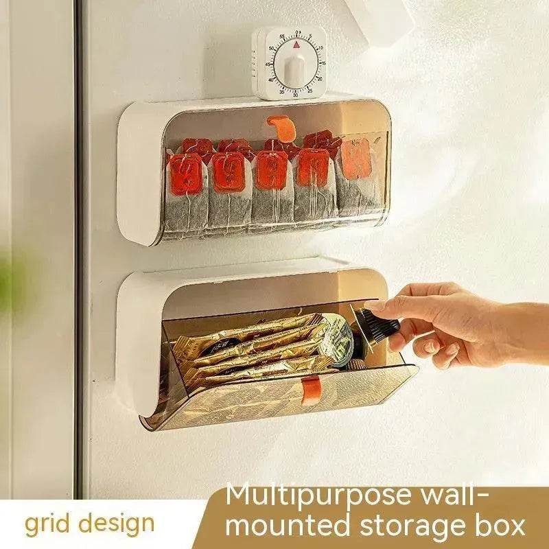 Scatola di stoccaggio a griglia da appendere a parete Forniture per il bagno a casa Piccoli oggetti domestici Elettrodomestici - EX-STOCK Canada