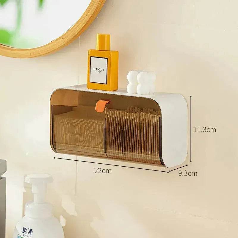 Scatola di stoccaggio a griglia da appendere a parete Forniture per il bagno a casa Piccoli oggetti domestici Elettrodomestici - EX-STOCK Canada