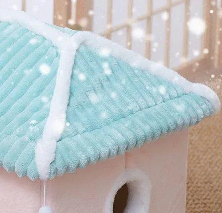 Cat House Removable And Washable Cat Bed Pet Supplies Enclosed Cat House Villa EX-STOCK Canada