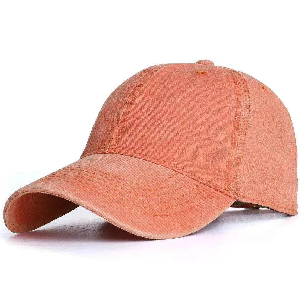Washed Baseball Caps For Men And Women Outdoor Distressed Sun Hats Simple Caps - EX-STOCK Canada
