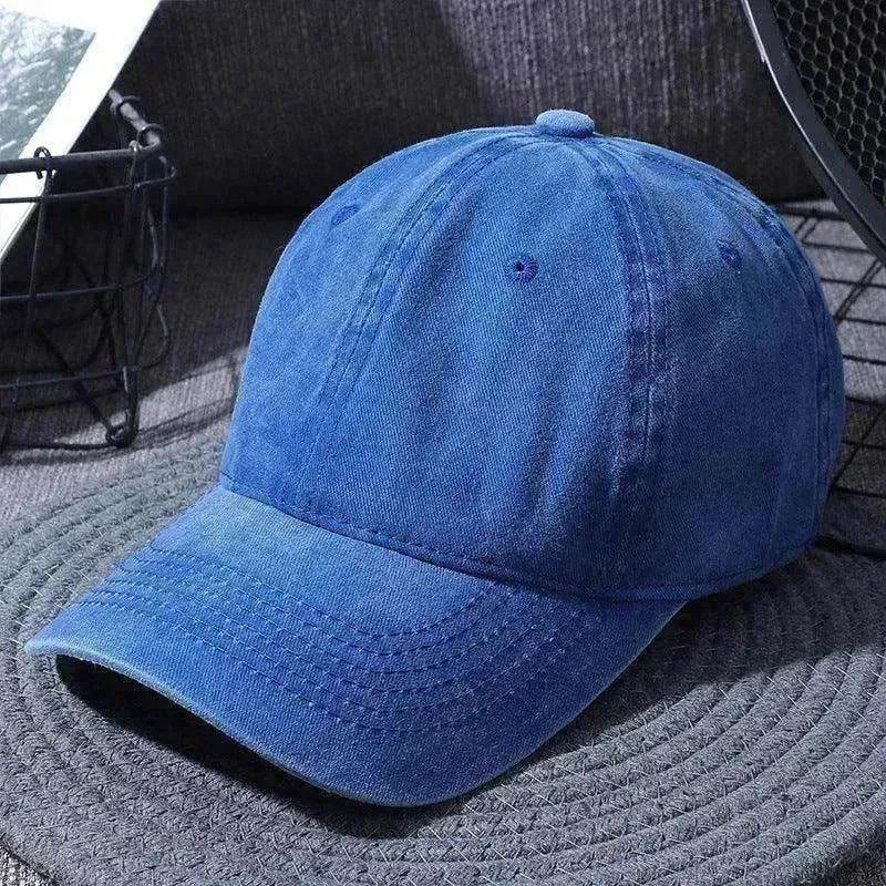 Washed Baseball Caps For Men And Women Outdoor Distressed Sun Hats Simple Caps - EX-STOCK Canada