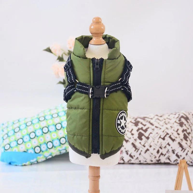 Waterproof Dog Clothes Winter Dog Coat With Harness Warm Pet Clothing Big Dog Jacket Chihuahua Labrador Coat Costume EX-STOCK Canada