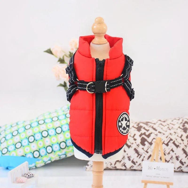 Waterproof Dog Clothes Winter Dog Coat With Harness Warm Pet Clothing Big Dog Jacket Chihuahua Labrador Coat Costume EX-STOCK Canada