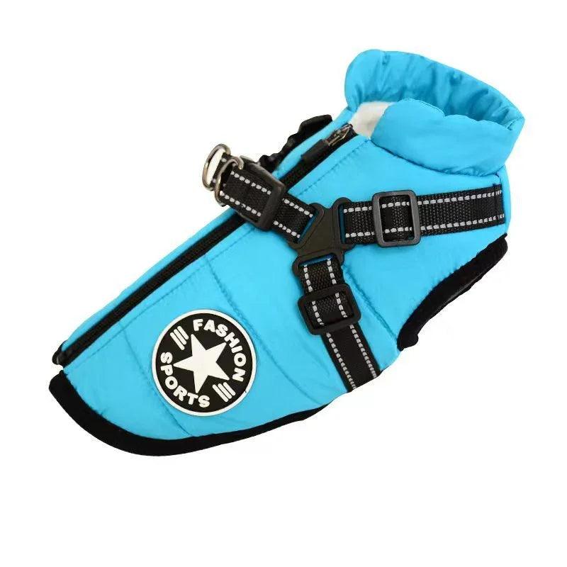 Waterproof Dog Clothes Winter Dog Coat With Harness Warm Pet Clothing Big Dog Jacket Chihuahua Labrador Coat Costume EX-STOCK Canada