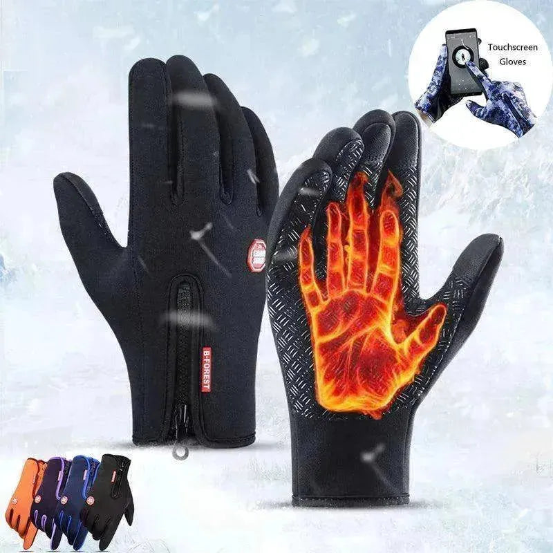 Guantes de Moto con Pantalla Táctil Resistentes al Agua de Forro Polar - EX-STOCK Canada