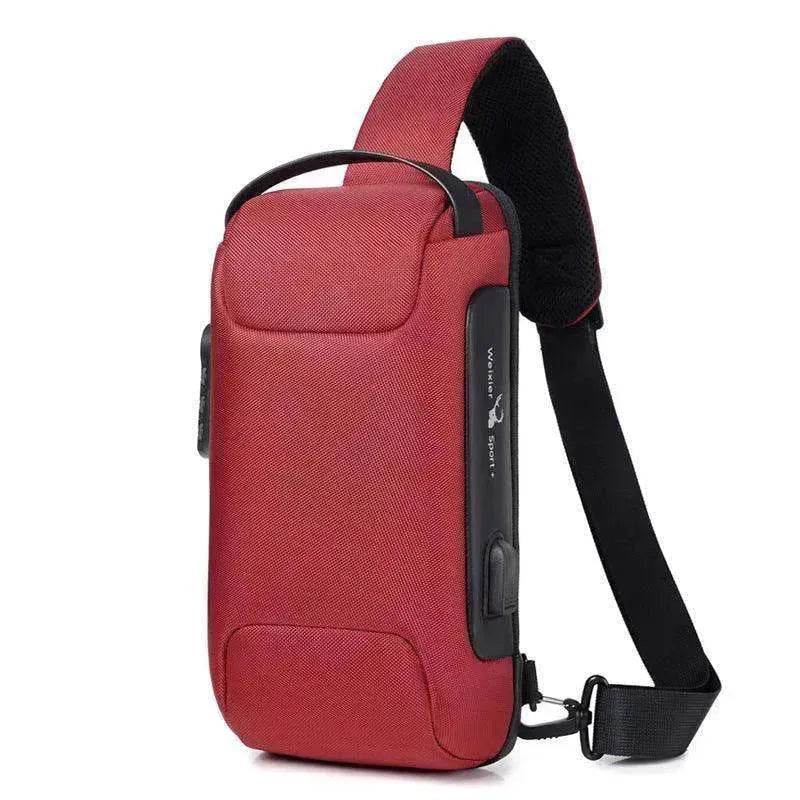 Waterproof USB Anti-theft Bag Oxford Sling - EX-STOCK Canada