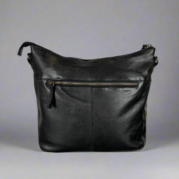 Borsa a mano in pelle con chiusura frontale a scatto METEX-STOCK Canada