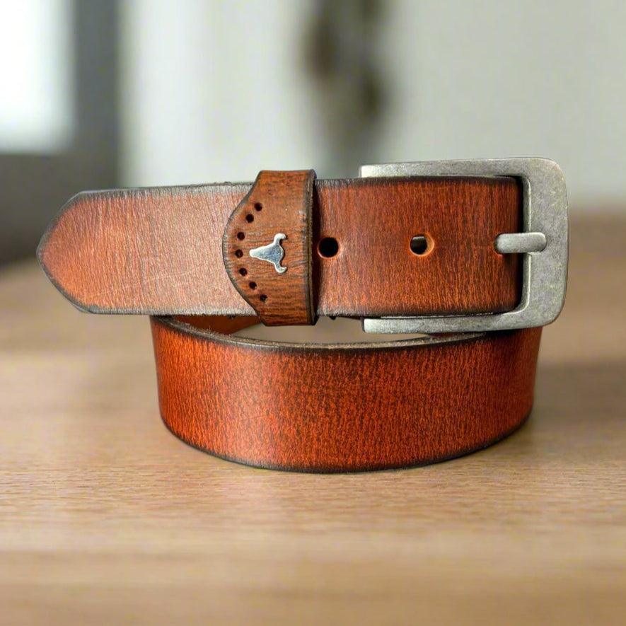 Cintura da uomo in pelle Buffalo GrainEX-STOCK Canada