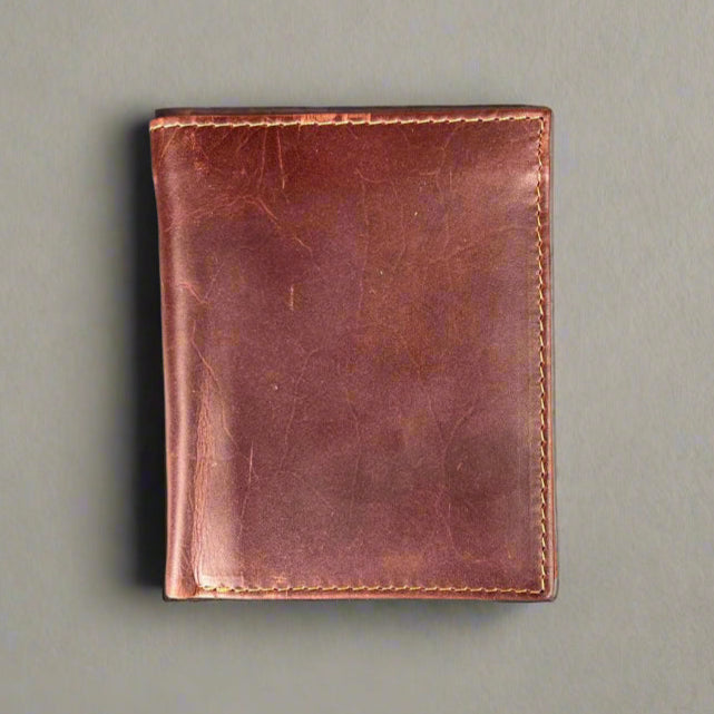 Men’s Bifold Flipout Cow Leather Wallet EX-STOCK Canada