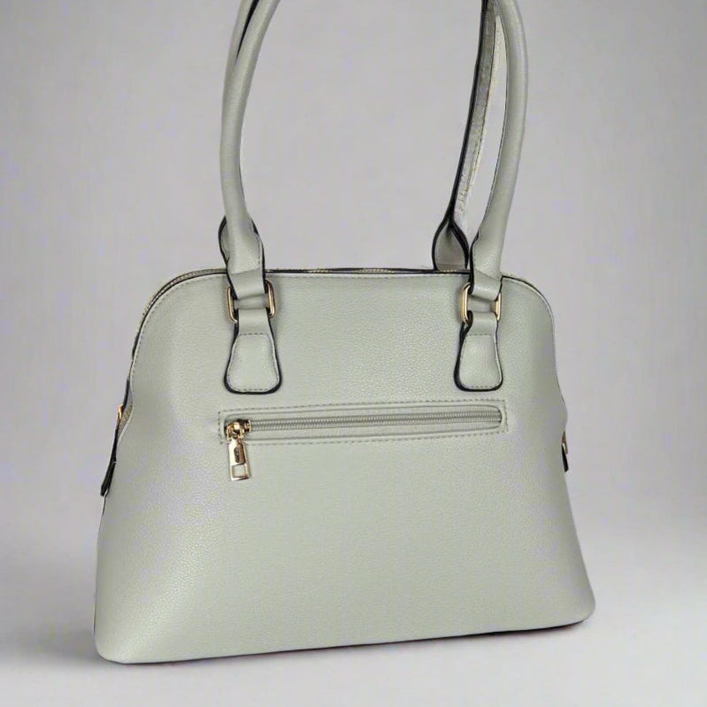 Temptation Italy Faux Leather 2-Handle Bag with Floral Design EX-STOCK Canada