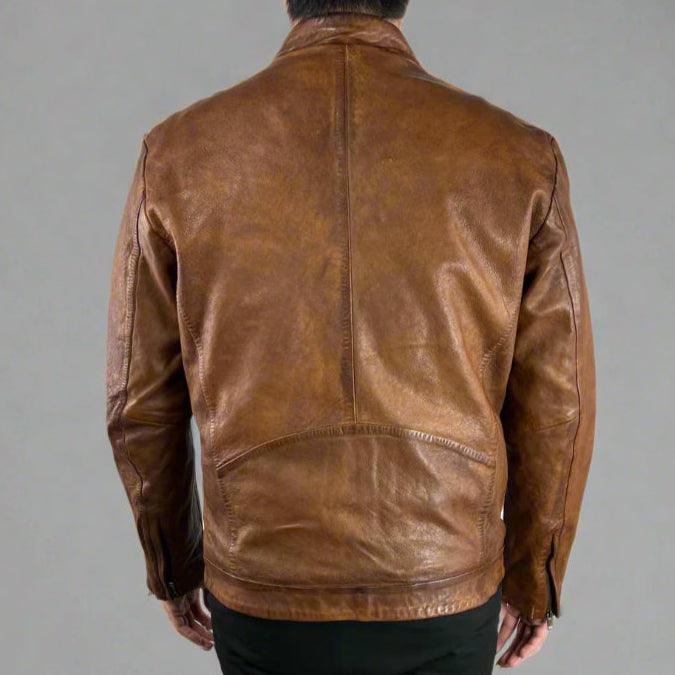 Herren Klassische SchafslederjackeEX-STOCK Canada
