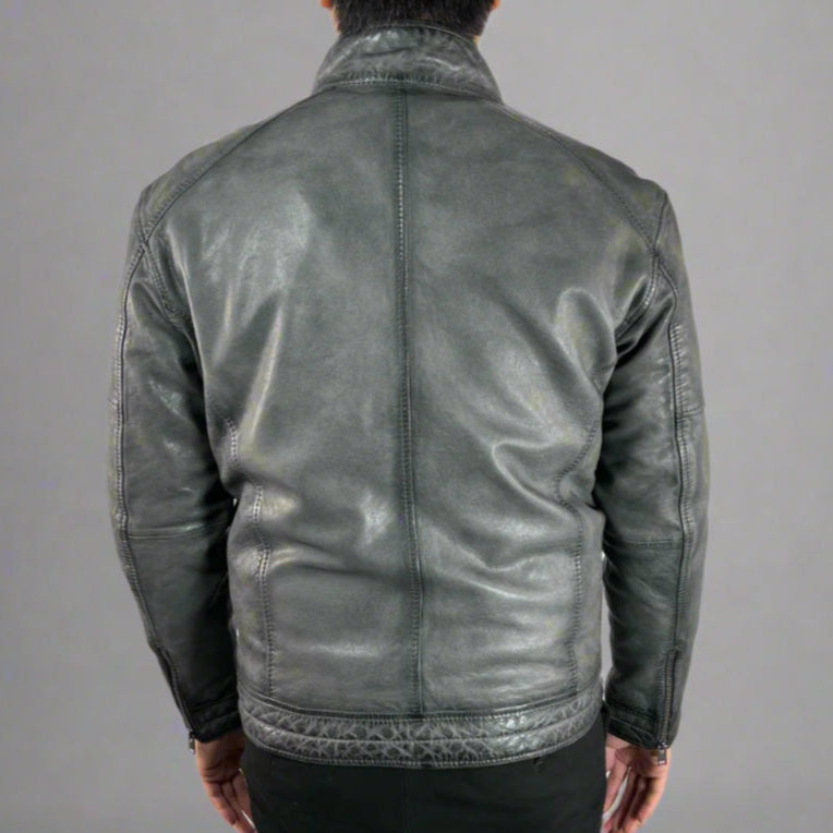 Men's Classic Sheep Leather Jacket EX-STOCK Canada