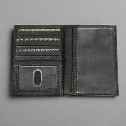 Funda de pasaporte de cuero con porta tarjetasEX-STOCK Canada