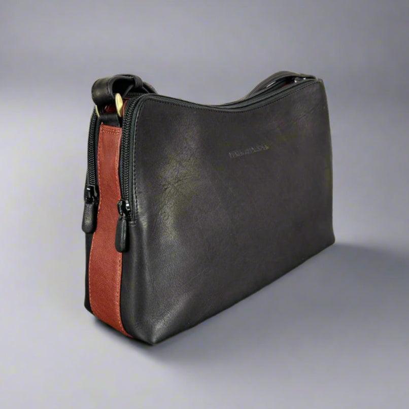 Borsa a tracolla in pelle Derek AlexanderEX-STOCK Canada